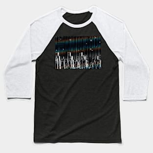 Abstract city silhouettes Baseball T-Shirt